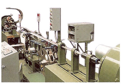 Longitudinal emboss tape apply stand and binding unit