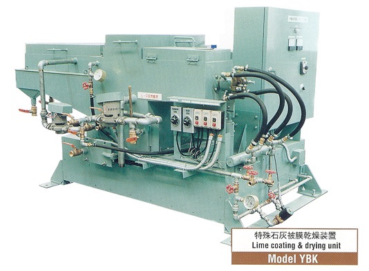 Model YBK Lime coating and drying unit