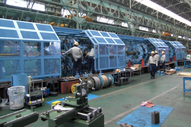 STRANDING MACHINES FOR ELECTRIC WIRE 
